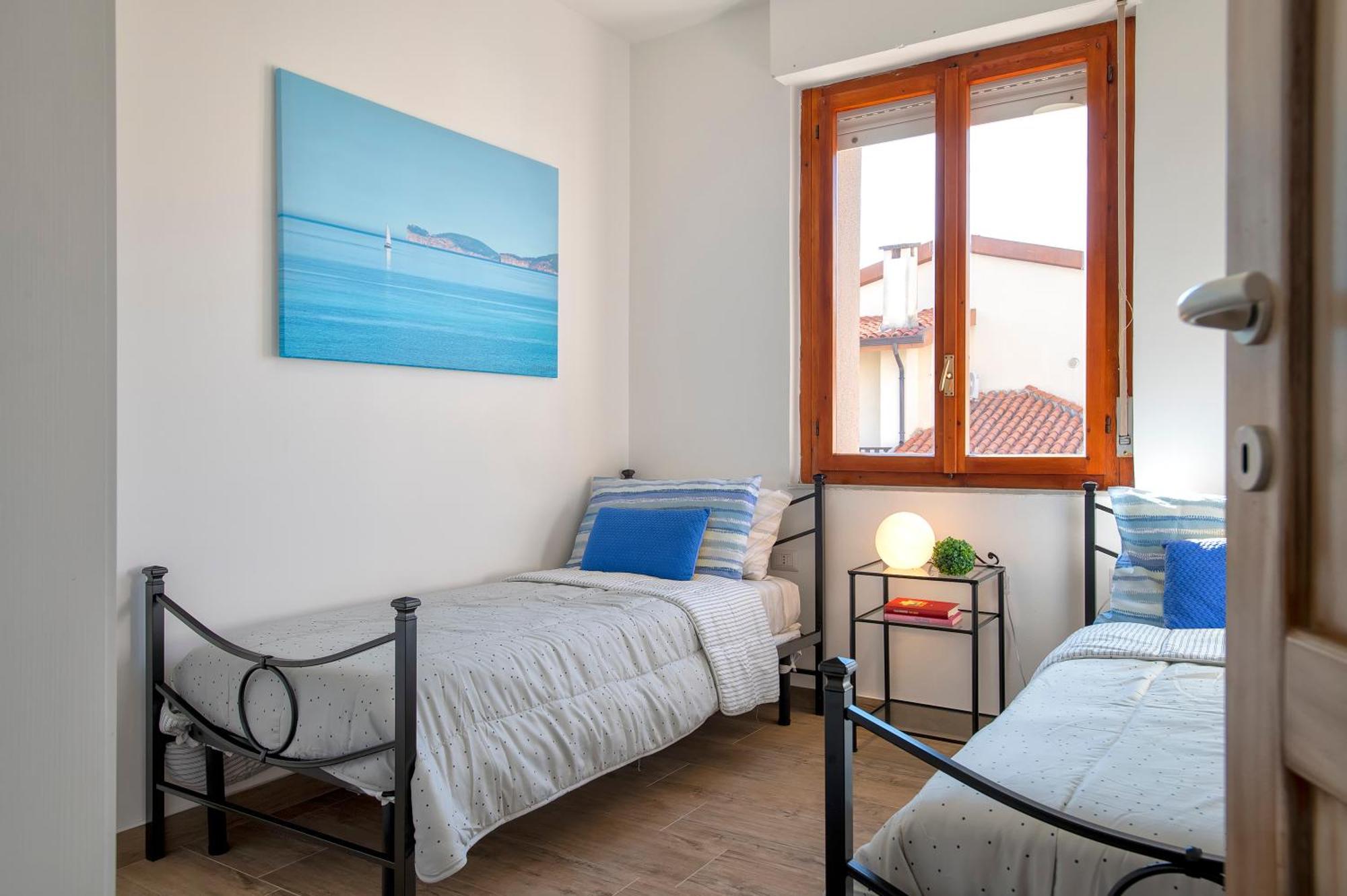 Pufferfish Apartment With Private Terrace Alghero Bagian luar foto
